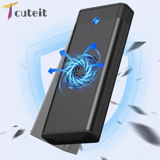 Tcuteit M.2 NVME NGFF SSD พร้อมพัดลมระบายความร้อน SSD Box Type-C3.1 สําหรับ 2242 2260 2280 SSD