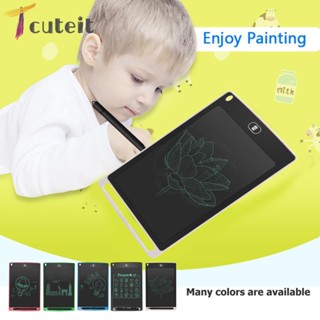 Tcuteit แท็บเล็ตวาดภาพดิจิทัล LCD 8.5 นิ้ว แบบบางพิเศษ พร้อมปากกา