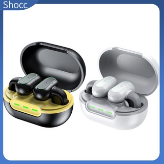 Shocc T88 หูฟังไร้สาย พร้อมเคสชาร์จ สําหรับวิ่ง ปั่นจักรยาน ออกกําลังกาย