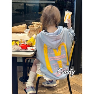 Candy Kids  เสื้อผ้าผู้ญิง แขนยาว เสื้อฮู้ด คลุมหญิง สไตล์เกาหลี แฟชั่น  Beautiful สไตล์เกาหลี Comfortable ทันสมัย WWY239007O 36Z230909