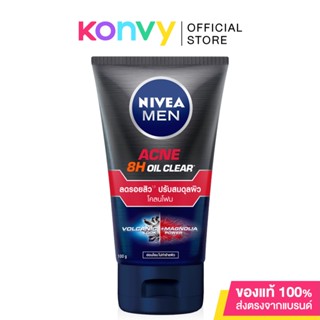 NIVEA Men Acne Oil Clear Mud Foam 100g.