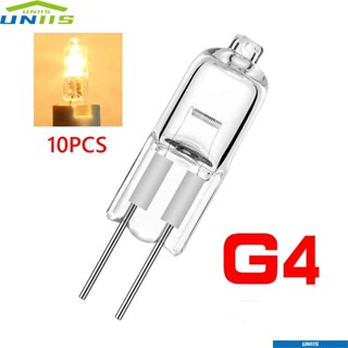 Uniis หลอดไฟฮาโลเจน LED 35W 20W 12V G4 10 ชิ้น