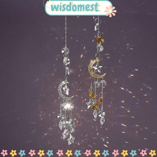 WISDOMEST ที่จับแสงแดด แบบสะท้อนแสง สีรุ้ง สีสันสดใส สําหรับตกแต่งบ้าน