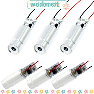 Wisdomest โมดูลไดโอดเลเซอร์ สีเขียว 6V 1-20MW 13 มม. สําหรับโมดูล