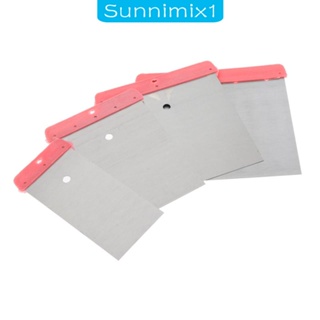 [Sunnimix1] ที่ขูดปูนปลาสเตอร์ ซีเมนต์ ด้ามจับสบาย 4 ชิ้น