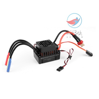 Goolrc ตัวควบคุมความเร็วไฟฟ้า 60A ESC กันน้ํา พร้อม 5.5V 3A BEC สําหรับรถบังคับ 1/10