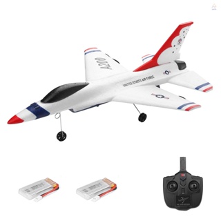 Wltoys XK A200 F-16B เครื่องบินบังคับวิทยุ 2.4GHz 2CH ของเล่น สําหรับเด็กผู้ชาย พร้อมแบตเตอรี่ 2 ก้อน