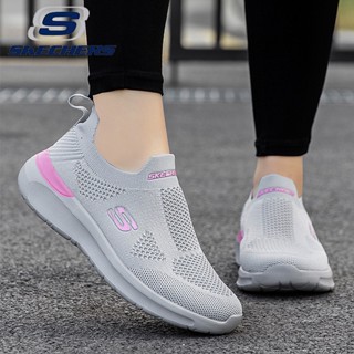 พร้อมส่ง Skechers_ รองเท้าผ้าใบ กันลื่น น้ําหนักเบา สําหรับผู้หญิง