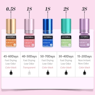 ANJOSIRMA 5 มล กาวต่อขนตา สีดำ แห้งเร็ว สำหรับต่อขนตา