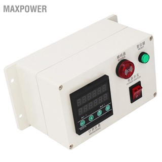 Maxpower มิเตอร์วัดล้อลูกกลิ้งเคาน์เตอร์แบบดิจิตอลจอแสดงผลดิจิตอล 6 หลัก 1-999999 สำหรับผ้า