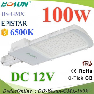 Bosun-GMX-100W 100W LED Bosun โคมไฟถนน ต่อแบตเตอรี่  DC 12V  IP65 แสงสีขาว รูสวมท่อ DD