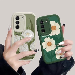 เคสโทรศัพท์มือถือหนัง ซิลิโคนนิ่ม TPU ลายดอกไม้ 3D สําหรับ Samsung Galaxy A54 A53 5G A23 A52 A52S A32 A33 A73 A72 A13 A14 A34 A51 A71