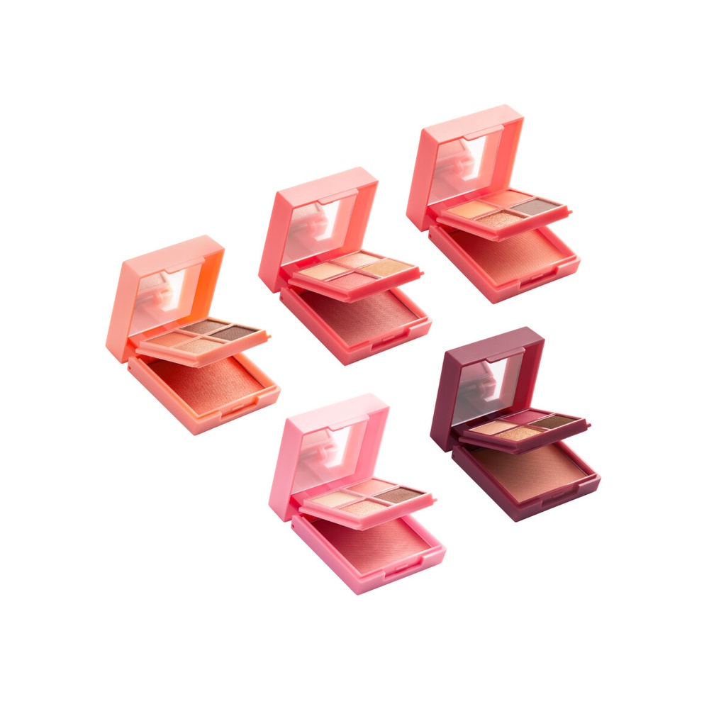 CUTE PRESS EYE & CHEEK MINI PALETTE : cutepress คิวเพรส อายแชโดว์ & ปัดแก้ม มินิ พาเลท x 1 ชิ้น abcmall