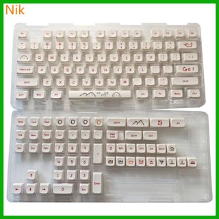 ปุ่มกดคีย์บอร์ด 129 คีย์ ลายการ์ตูนกราฟฟิตี้ XDA PBT สีย้อม สําหรับ Cherry MX Switches 61 68 75 87 104 10