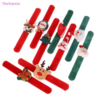 Thevantin สายรัดข้อมือตุ๊กตาซานตาคลอส สโนว์แมน กวาง คริสต์มาส ของขวัญ สําหรับเด็ก