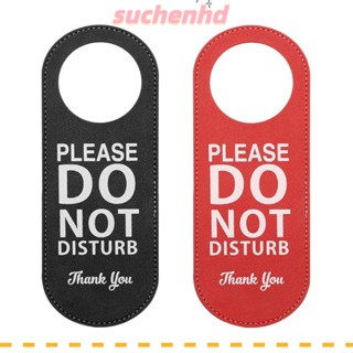 Suchenhd ที่แขวนประตู ป้ายแท็ก ร้านคลับ ทนทาน สองด้าน แต่งหน้า ห้อง โรงแรม กระสุน บอร์ด ประตู ลูกบิด แขวนจี้