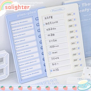 SOLIGHTER บอร์ดวางแผน อเนกประสงค์ ถอดออกได้ สําหรับ RV Chores Checklist