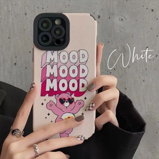 เคสโทรศัพท์มือถือนิ่ม กันตก ลายหมีอารมณ์ สําหรับ Iphone 14 13Promax Apple 11 XR Xsmax 8P 12Pro