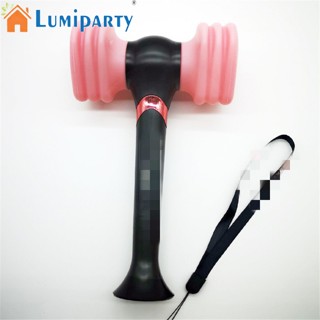 Lumiparty โคมไฟฟลูออเรสเซนต์ รูปค้อน แบบมือถือ ป้องกันการสึกหรอ ตามหลักสรีรศาสตร์