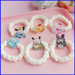 Gp1 ยางรัดผม ลายการ์ตูน Sanrio Scrunchies Cinnamoroll น่ารัก PG1