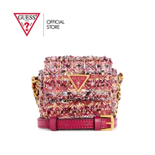 GUESS กระเป๋าสะพายผู้หญิง รุ่น TE874872 GIULLY MICRO MINI สีม่วง