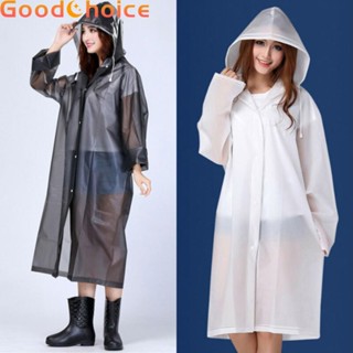 Raincoat Waterproof Rainwear EVA Ponchos Jacket Clear Thicker Workwear