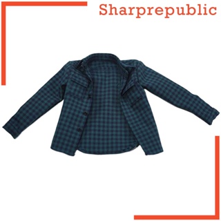 [Sharprepublic] เสื้อเชิ้ตตุ๊กตาฟิกเกอร์ สเกล 1/6 12 นิ้ว สําหรับผู้ชาย