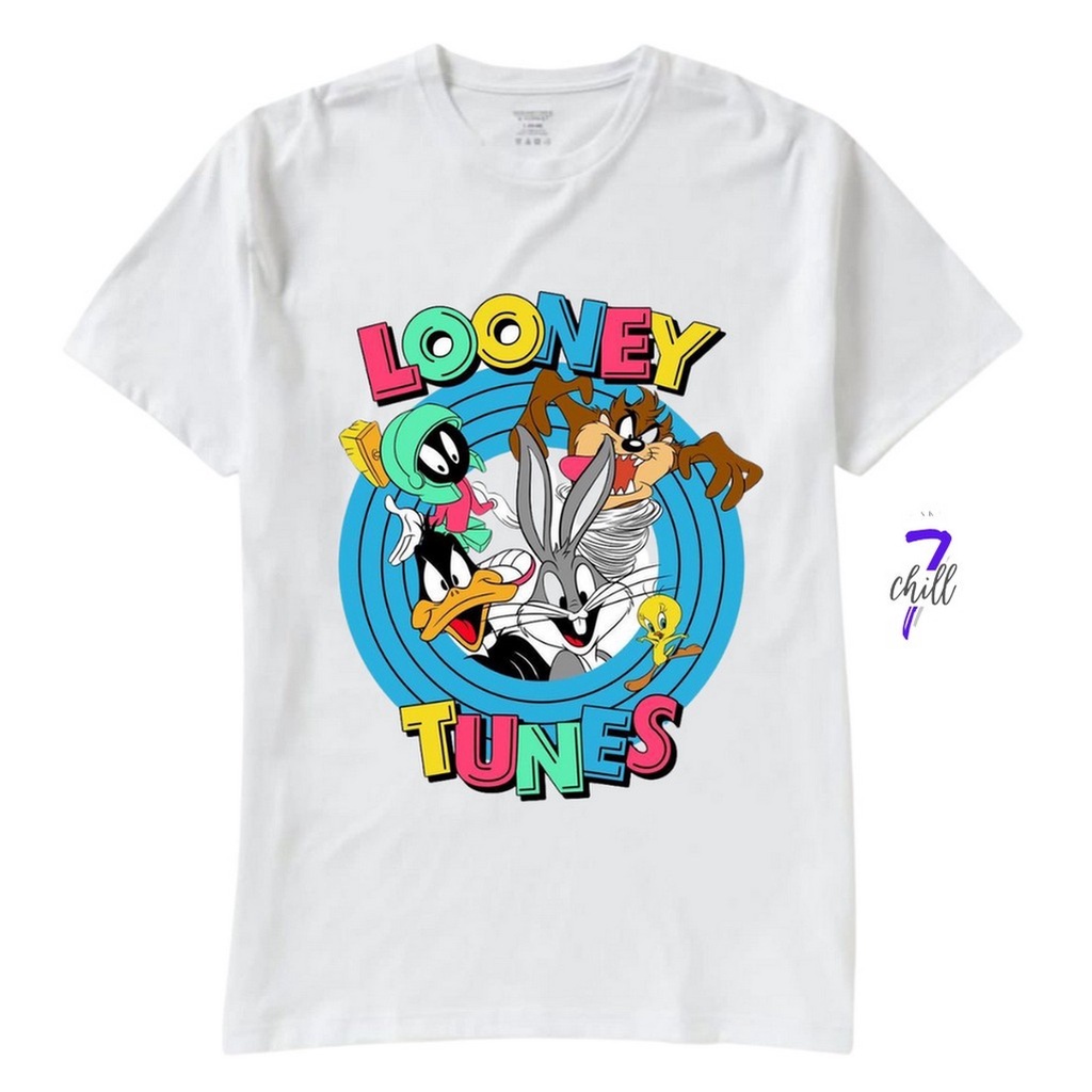 ยินดีต้อนรับ a เสื้อยืดโอเวอร์ไซส์เสื้อยืด พิมพ์ลายการ์ตูน Looney TUNES | เสื้อยืด ลายการ์ตูน | เสื้