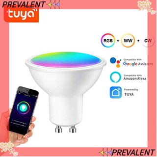 Preva GU10 หลอดไฟ LED TUYA Smart WiFi สว่างมาก