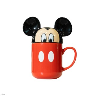 LOOMS แก้วมัค+ฝาปิด รุ่น DISNEY HOME MUG#MNM0829DND01/MICKEY (8.9 x 13.75 x 8.15 ซม.)