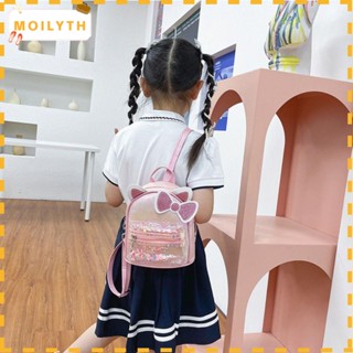 Moilyth กระเป๋าเป้สะพายหลัง หนัง PU ลายการ์ตูนหูแมวน่ารัก อเนกประสงค์ แฟชั่นสําหรับผู้หญิง