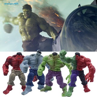 Syc- ฟิกเกอร์ Hulk Marvel Avengers Hulk 4 ชิ้น สําหรับเก็บสะสม ของขวัญคริสต์มาส