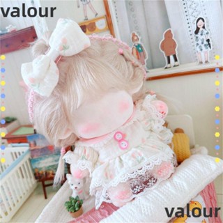 Valour ชุดเสื้อผ้าตุ๊กตา ผ้าฝ้าย แฮนด์เมด ขนาด 20 ซม. หลากสีสัน DIY