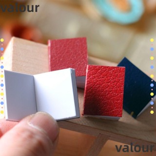 Valour หนังสือกระดาษ ขนาดพกพา 16x21 มม. 4 ชิ้น สําหรับตกแต่งบ้านตุ๊กตา 1/12 DIY