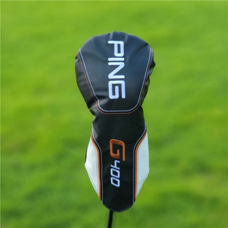 PING G400 Golf Woods Headcovers Covers For Driver Fairway Hybrid 135X Clubs Set Heads PU Leather Unisex Protector Golf Accessories