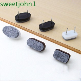 Sweetjohn แผ่นพลาสติกสักหลาด ป้องกันรอยขีดข่วน กันลื่น กันชื้น DIY สําหรับโซฟา เท้า 10 ชิ้น ต่อชุด