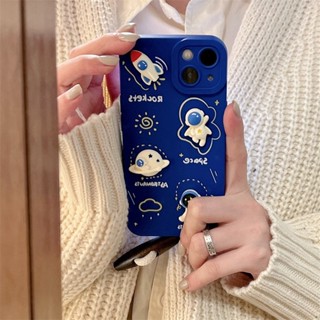 เคสโทรศัพท์มือถือ ลายการ์ตูนนักบินอวกาศน่ารัก 3D สําหรับ Samsung A73 S22 A33 A13 M52