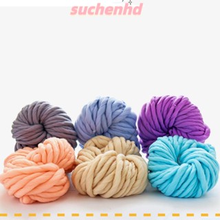 Suchenhd ผ้าห่มขนสัตว์ถักไหมพรม แบบหนา