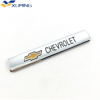 1 x โลหะ โลโก้ CHEVROLET รถยนต์ ตกแต่งอัตโนมัติ ด้านข้าง บังโคลน ด้านหลัง ตราสัญลักษณ์ สติกเกอร์รูปลอก