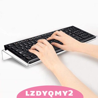 [Lzdyqmy2] ขาตั้งคีย์บอร์ดอะคริลิคใส กันลื่น ขนาด 43.2x14x4 ซม. สําหรับบ้าน สํานักงาน โรงเรียน