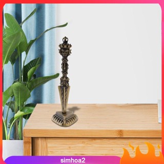 [Simhoa2] หัวมังกรพุทธศาสนาพุทธ สีบรอนซ์ สไตล์วินเทจ พร้อมฐานทองแดง