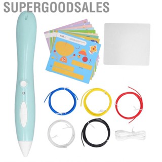 Supergoodsales 3D Printing Pen  Lightweight 45℃ Low Temperature Printer for Children