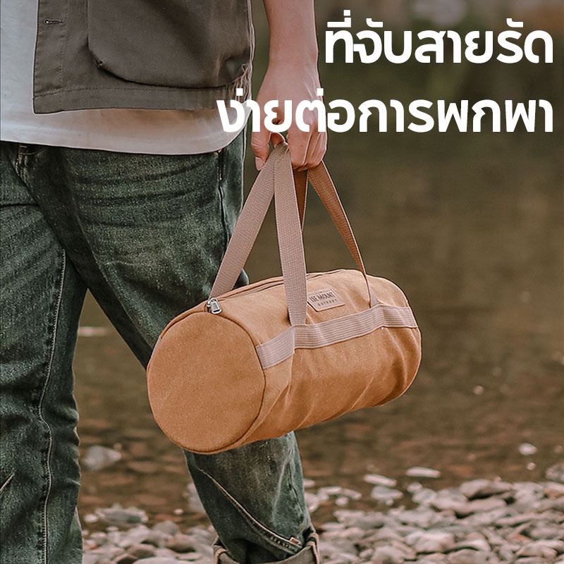 COD🔥ตั้งแคมป์เก็บของ สําหรับจัดเก็บหมุดยึดเต็นท์ กระเป๋าใส่อุปกรณ์แคมป์ปิ้ง กระเป๋าเครื่องมือ ง่ายต่อการพกพา - รูปที่ 3