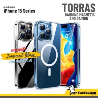 Torras Diamond Magnetic และ Daimond สำหรับ iPhone 15 Pro Max, iPhone 15 Pro และ iPhone 15