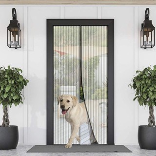 ม่านประตูแม่เหล็กประตูสุทธิป้องกันยุงแมลงบินแมลงแมลงผ้าม่านป…