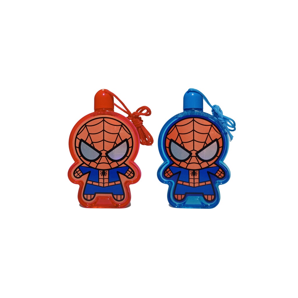 Bubbles Mini Spiderman HE-1288 Marvel Toy ที่เป่าฟองสไปเดอร์แมน ฮีโร่ มาร์เวล เป่าฟองใส เป่าฟองลายการ์ตูนพร้อมสายคล้อ...