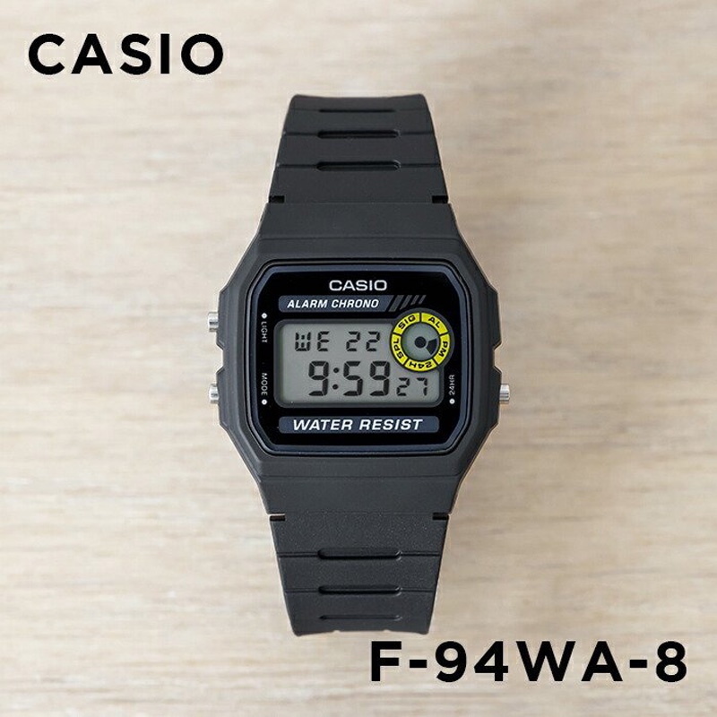 Casio นาฬิกาข้อมือดิจิทัล คาสิโอ LED เรซิน รุ่นมาตรฐาน รุ่นใหม่ล่าสุด F-94 สําหรับผู้ชาย