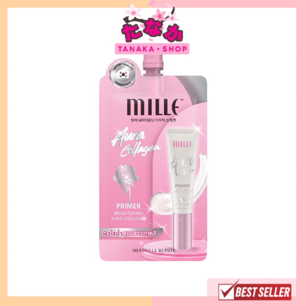(1ซอง) Mille Brightening Aura Collagen ออร่าไบรท์เทนนิ่ง