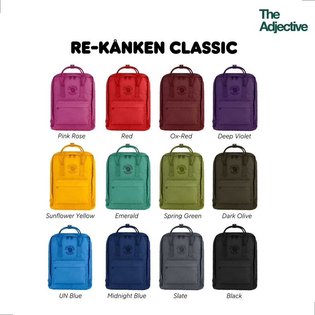 Fjallraven حقيبة ظهر Re-Kanken Classic — صورة 5