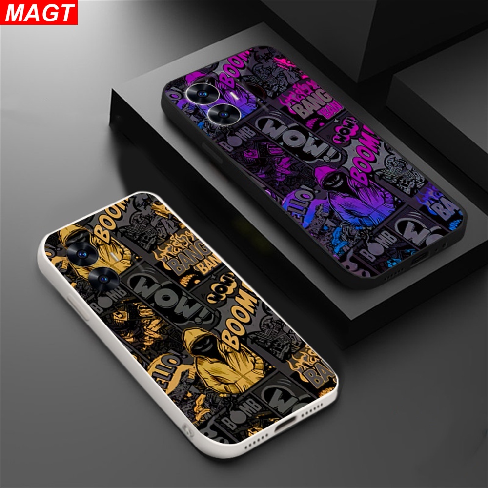 เคสป้องกันโทรศัพท์มือถือ ลายการ์ตูนชั่วร้าย สําหรับ Realme C53 C55 11 C51 10 C35 C33 C31 C30S C21Y C